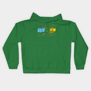 Party Cat Dog Kids Hoodie